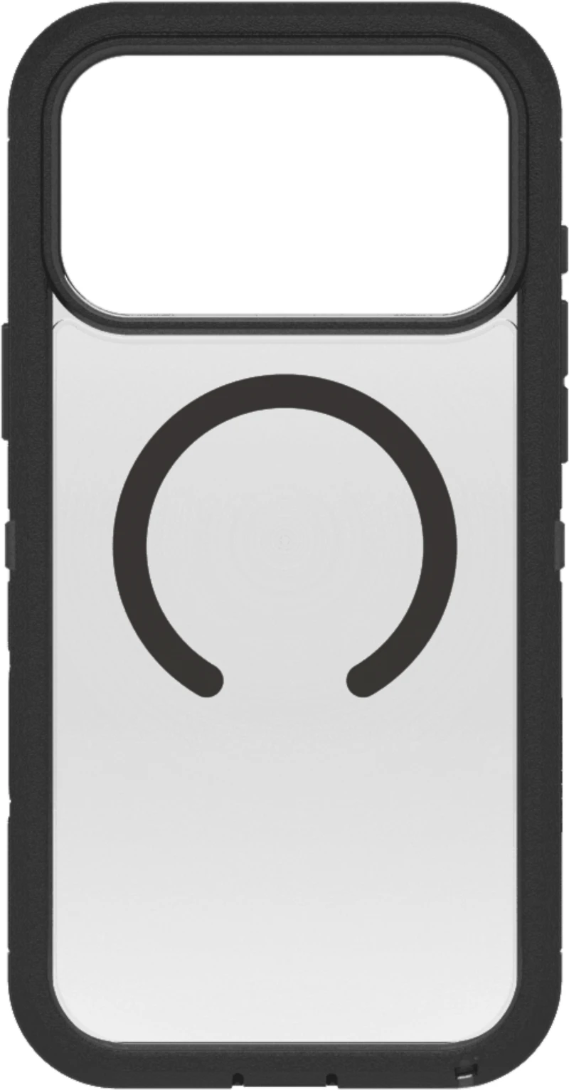 OtterBox 7798469 Étui Defender Pro XT Clear MagSafe avec Contrôle de la Caméra Dark Side (Noir) pour iPhone 17 Pro Max