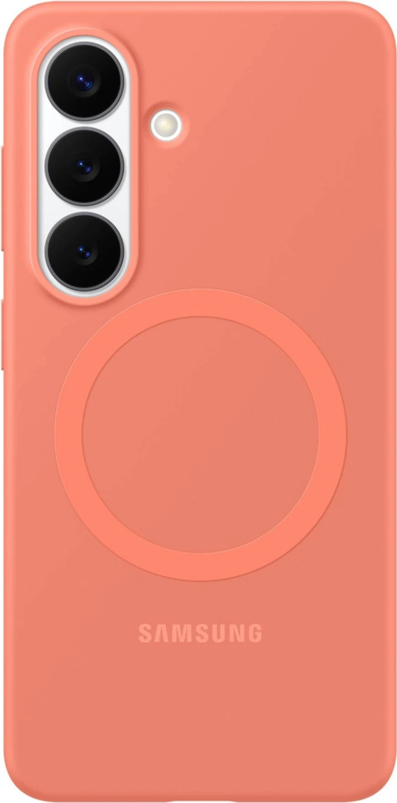 Samsung Galaxy S26 OEM Silicone Magnet Case - Coralred