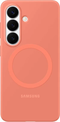 Samsung Galaxy S26 OEM Silicone Magnet Case - Coralred