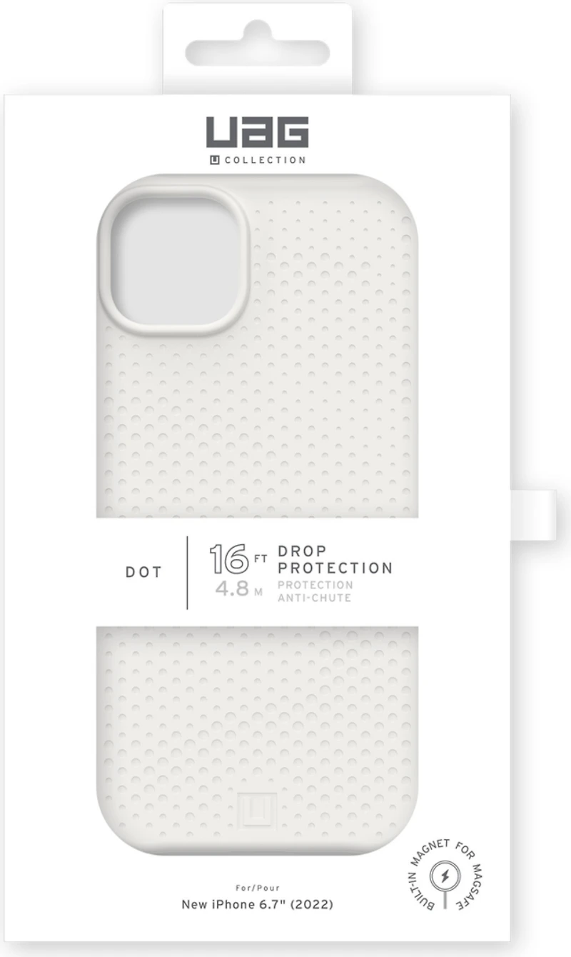 UAG - iPhone 14 Plus UAG Dot MagSafe Case - Marshmallow