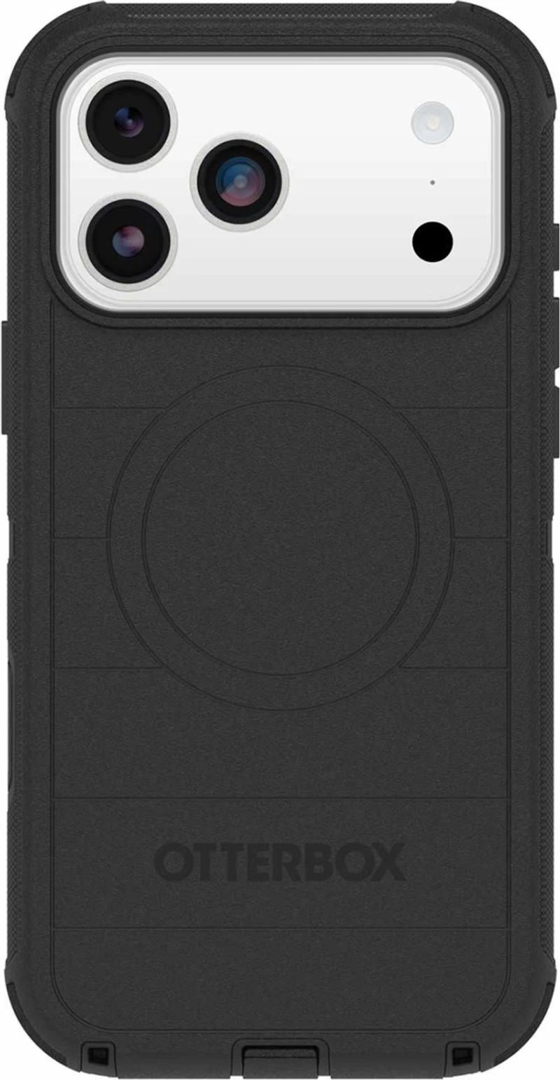 OtterBox - Étui Defender Pro MagSafe avec étui de transport, noir, pour iPhone 17 Pro Max, en conditionnement en vrac