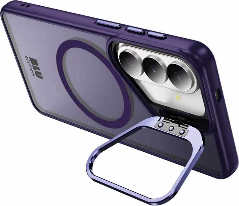 Blu Element BECKS263 Étui Chromatic Kick avec Magnets Violet Foncé pour Samsung Galaxy S26