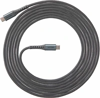 Ventev - Chargesync Alloy USB-C to USB-C 10ft - Steel