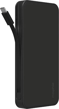 Mophie 10,000 mAh Powerstation Plus w/USB-C Cable - Black