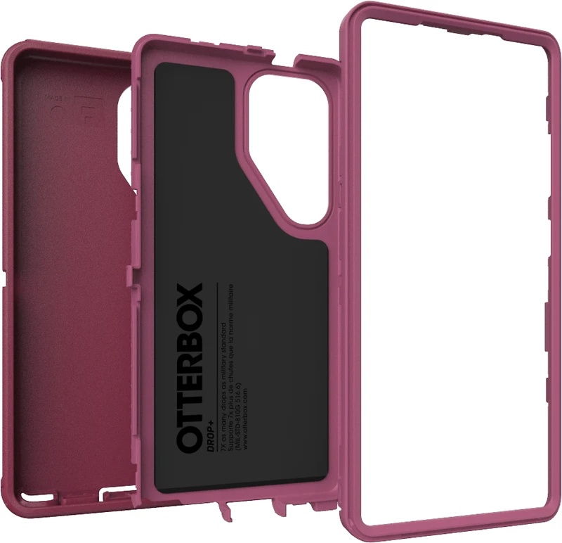OtterBox - Defender Pro Case for Samsung Galaxy S25 Ultra - Foxberry Pink
