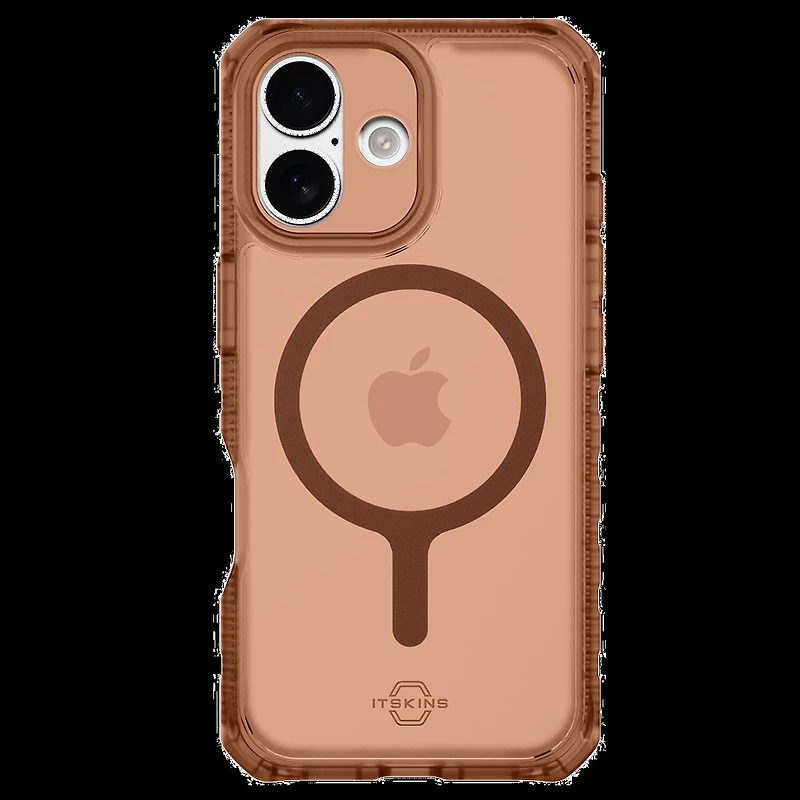 ITSKINS AP7NHMFRTMOCC Étui Hybrid_R Vapor MagSafe Mocha pour iPhone 17