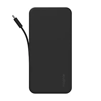 Mophie 10,000 mAh Powerstation Plus w/USB-C Cable - Black