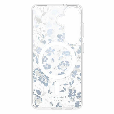 Kate Spade - Étui de protection avec aimants Flowerbed Blue pour Samsung Galaxy S26