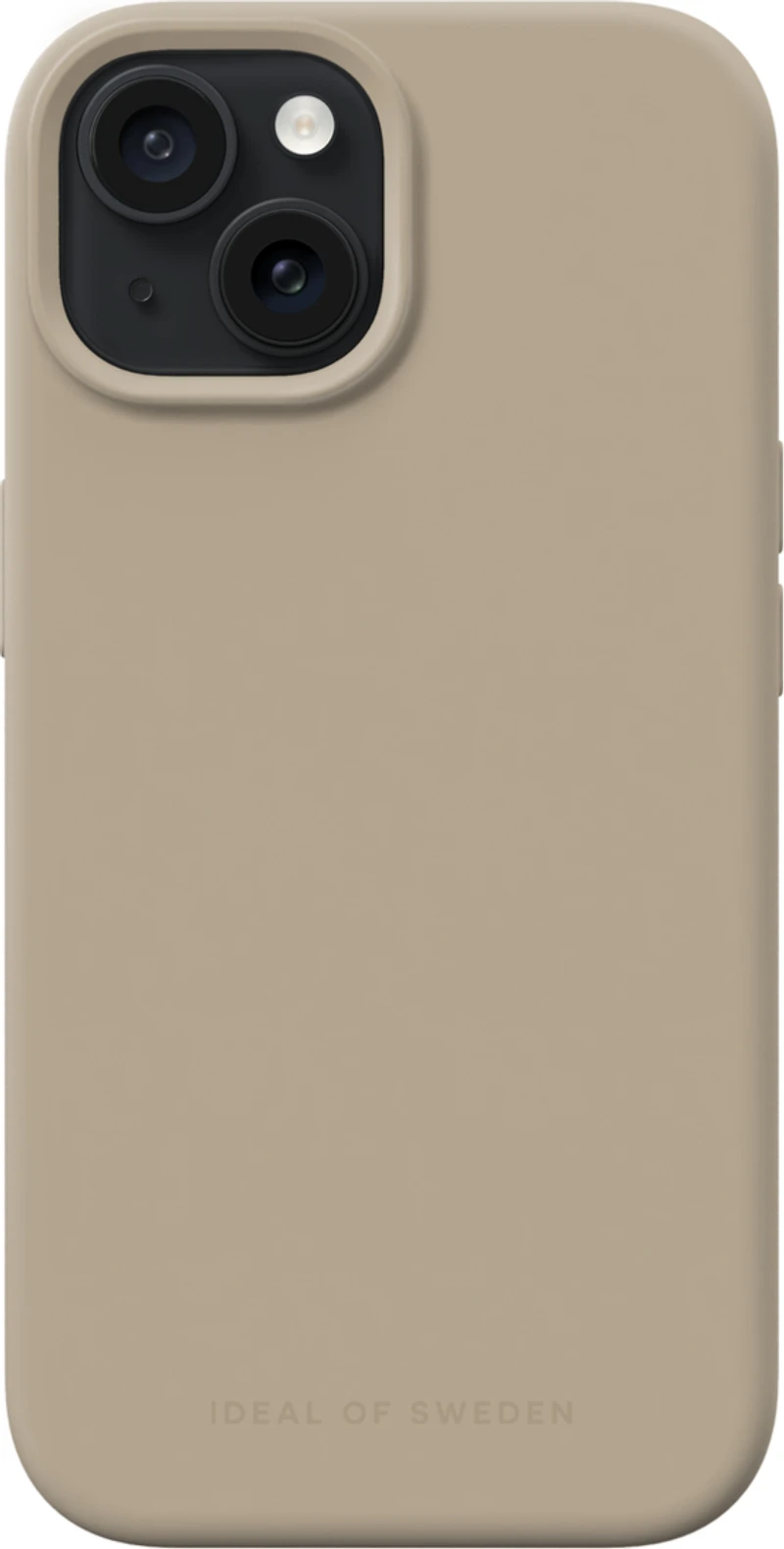 Silicone Case with MagSafe for iPhone 15 - Beige