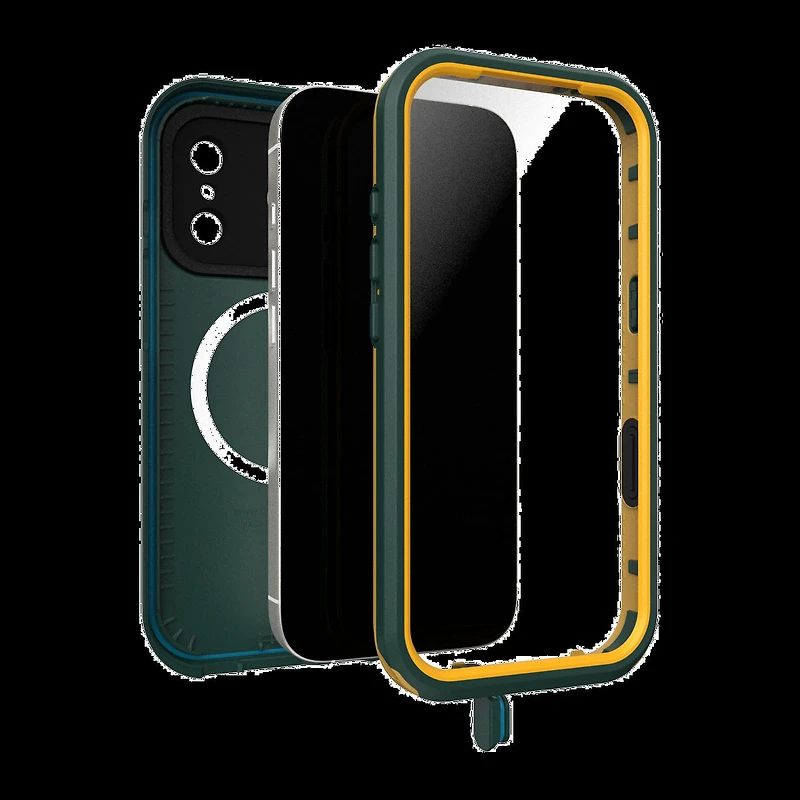 iPhone 17 Pro Otterbox Fre MagSafe Case - Green - Submerge