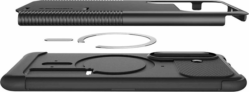 Spigen - Coque Slim Armor avec aimants, noire