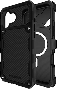 iPhone 17 Pro Max Pelican Shield MagSafe w/Holster Case - Carbon Fiber