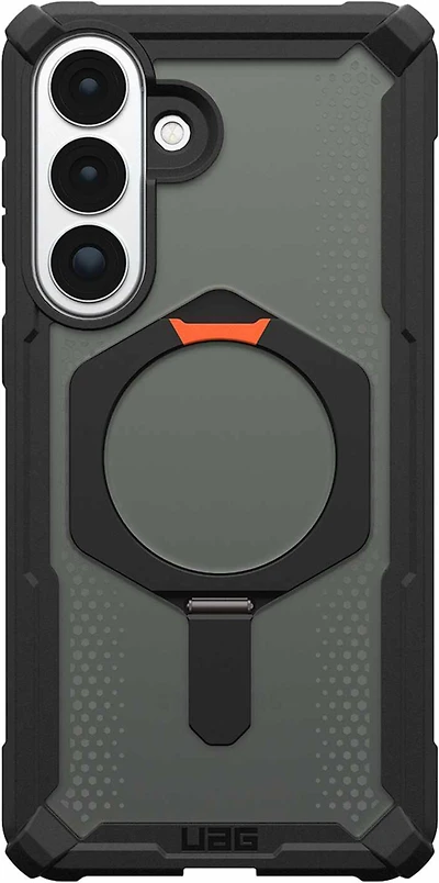 UAG - Plasma XTE Rugged Kickstand Case w/Magnets Black/Orange for Samsung Galaxy S26+