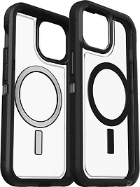 iPhone 15/14/13 Otterbox Defender XT w/ MagSafe Clear Series Case - Clear/Black (Dark Side)