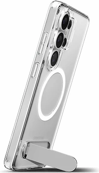 Spigen - Étui Slim Armor Essential S avec aimants, blanc transparent, pour Samsung Galaxy S26 Ultra
