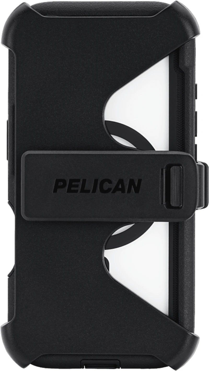 Pelican - Voyager MagSafe Case with Holster for Apple iPhone 17 - Black and Clear