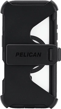 Pelican - Voyager MagSafe Case with Holster for Apple iPhone 17 - Black and Clear