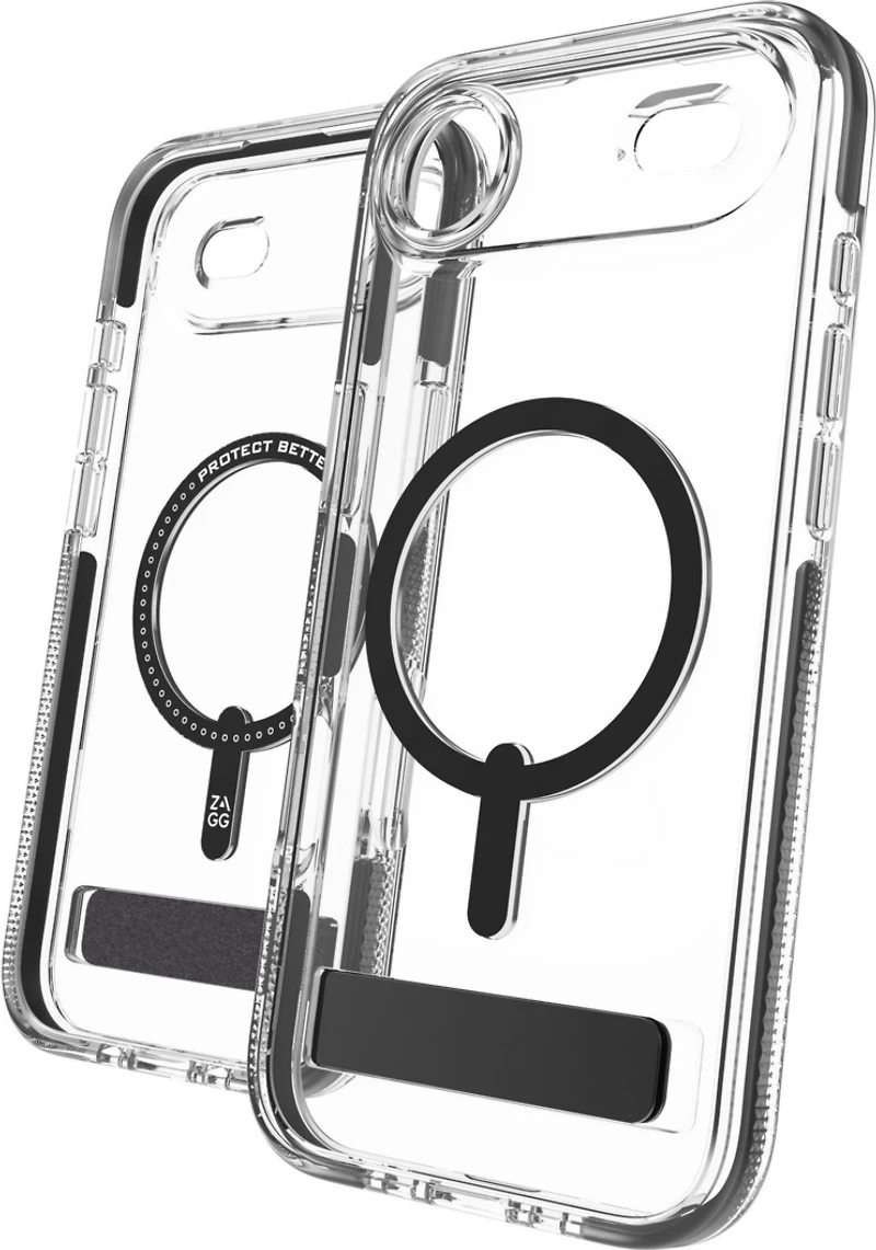 iPhone Air ZAGG Graphene Santa Cruz Snap Kickstand Case - Black