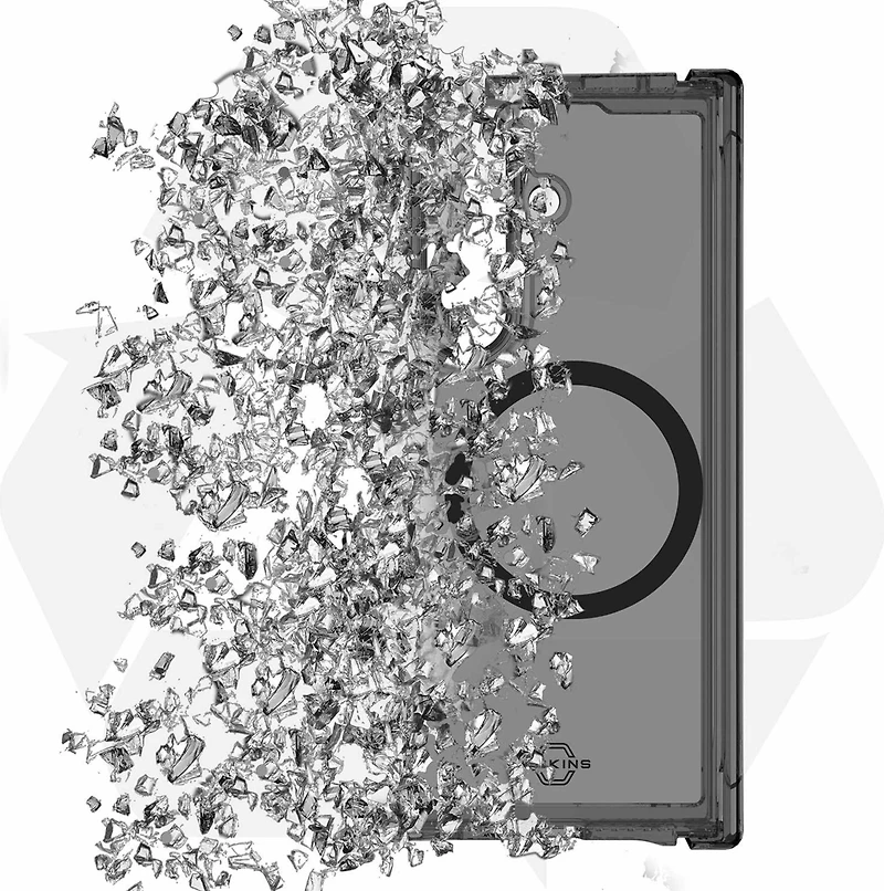 ITSKINS SGQ7HIMCLBKTR Étui Hybrid_R Hinge avec MagSafe Smoke/Transparent pour Samsung Galaxy Z Fold7