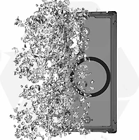 ITSKINS SGQ7HIMCLBKTR Étui Hybrid_R Hinge avec MagSafe Smoke/Transparent pour Samsung Galaxy Z Fold7