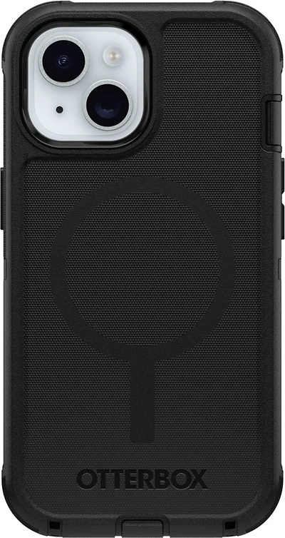 OtterBox - Defender Pro MagSafe Case for Apple iPhone 15 / iPhone 14  / iPhone 13 / IPSE2025 - Black