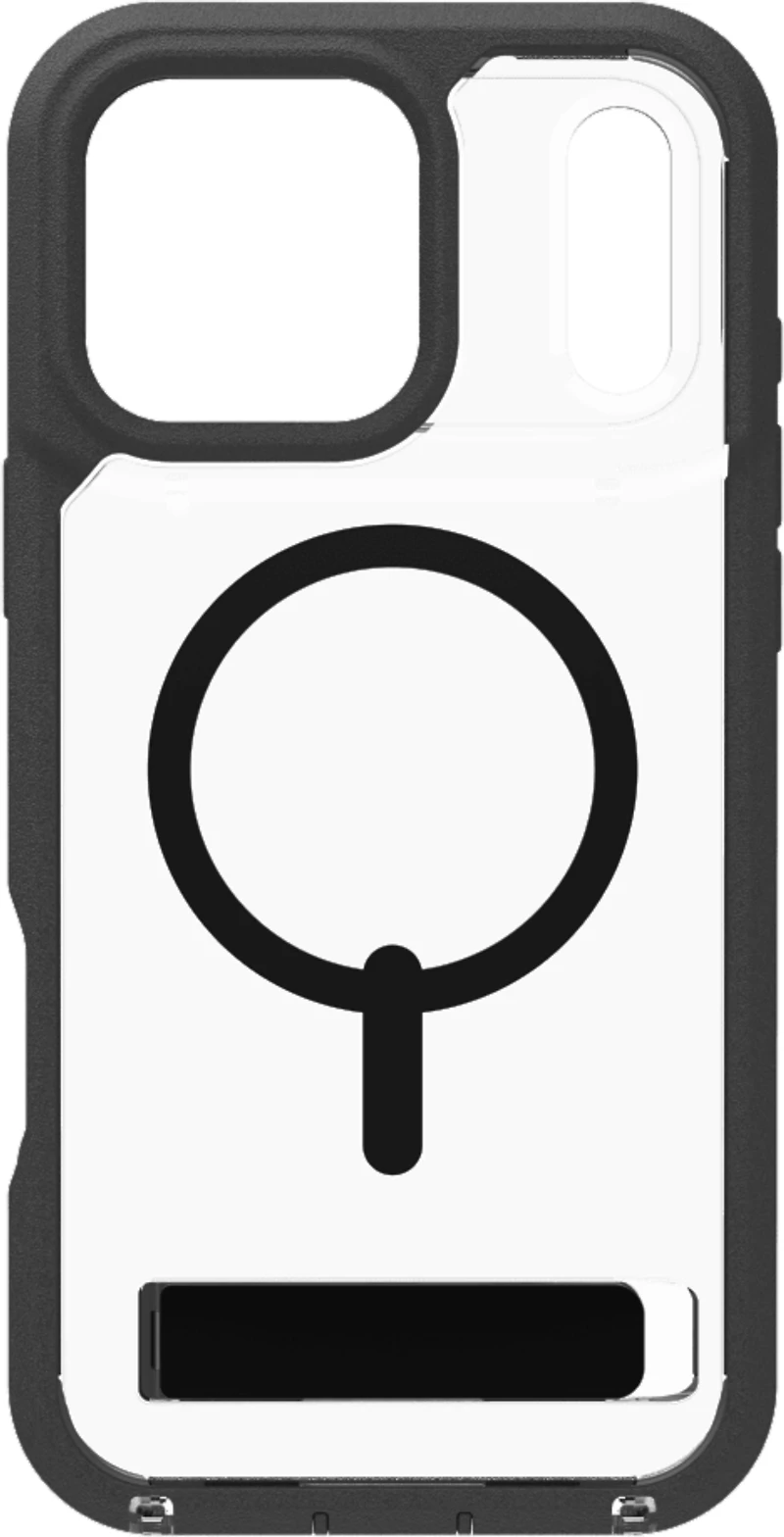 ZAGG - Rainier Snap Case with Kickstand for Apple iPhone 17 Pro Max - Black