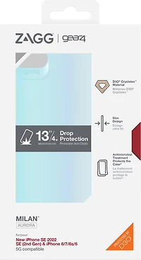 Gear4 étui Milan en D3O - iPhone SE (2022/2020)/8, vert