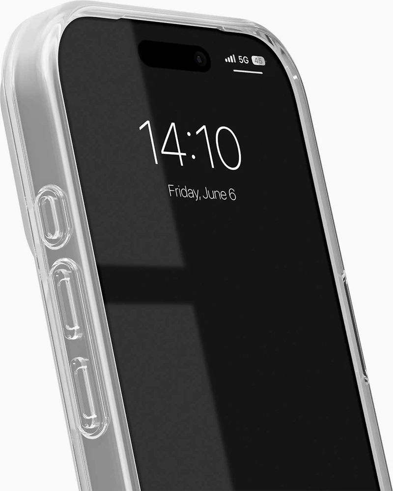 Ideal of Sweden - Coque intermédiaire transparente MagSafe Shimmer pour iPhone 17 Pro Max