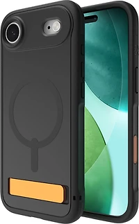 iPhone Air ZAGG Graphene Sedona Snap Kickstand Case - Flood Black/Orange