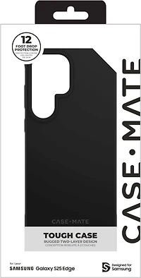Samsung Galaxy S25 Edge Case-Mate Tough Case - Black