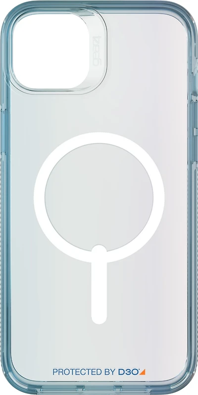 Étui Milan Snap Gear4 en D3O - iPhone 14 Plus, argent (Aurora Ombre)