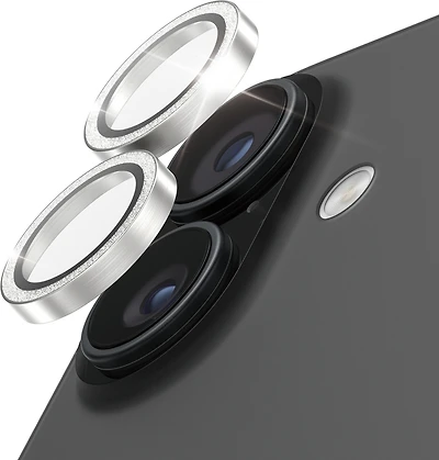 PanzerGlass Camera Lens Protector Hoops iPhone 17/16/16 Plus-EN - Glitter Silver