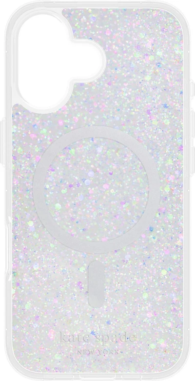Kate Spade KS057396 Étui Protective MagSafe Chunky Glitter Iridescent pour iPhone 17