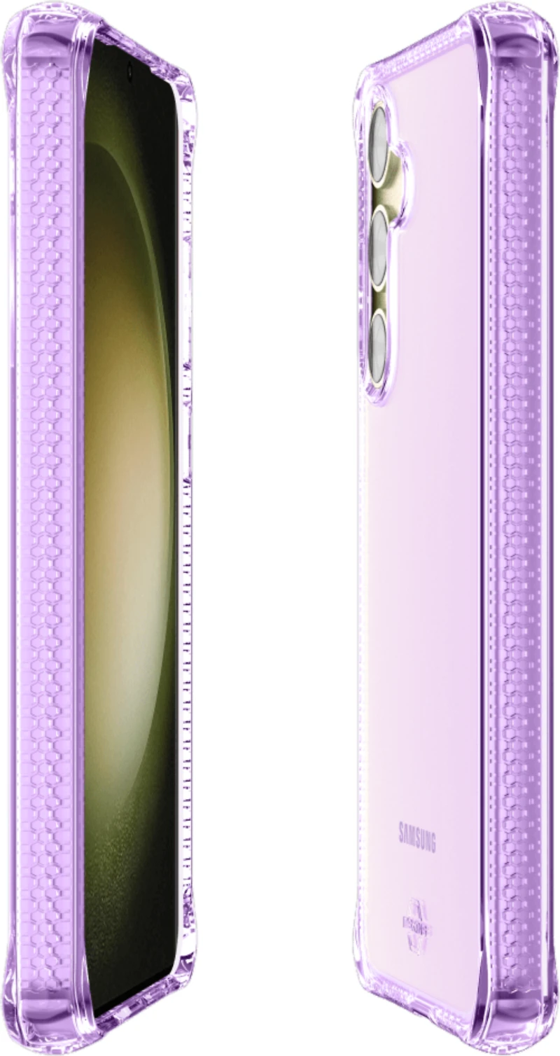 ITSKINS SGZRSPECMLIPP Étui Spectrum_R Clear Violet Clair pour Samsung Galaxy S25