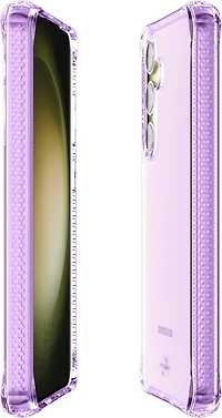 ITSKINS SGZRSPECMLIPP Étui Spectrum_R Clear Violet Clair pour Samsung Galaxy S25