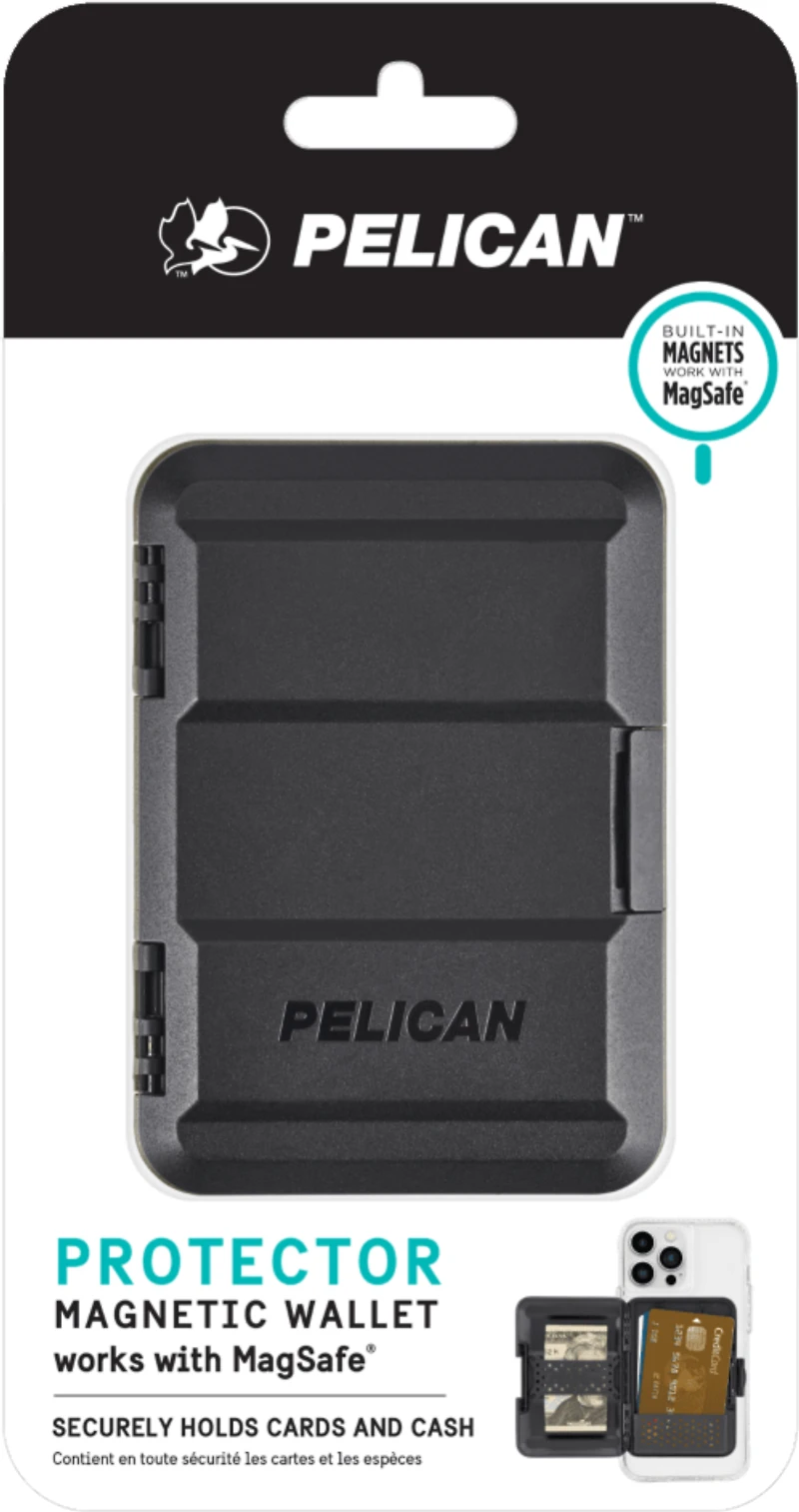 Pelican - Protector Magnetic Wallet works with MagSafe - Black
