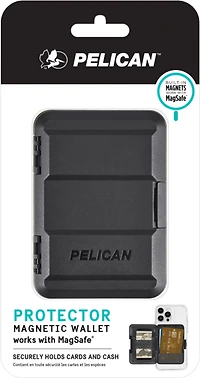 Pelican - Protector Magnetic Wallet works with MagSafe - Black