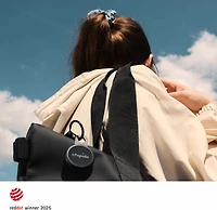 Chipolo RSO0000006001 LOOP Balise de Suivi (Compatible avec Find Hub d’Android ou Apple Find My) Charbon