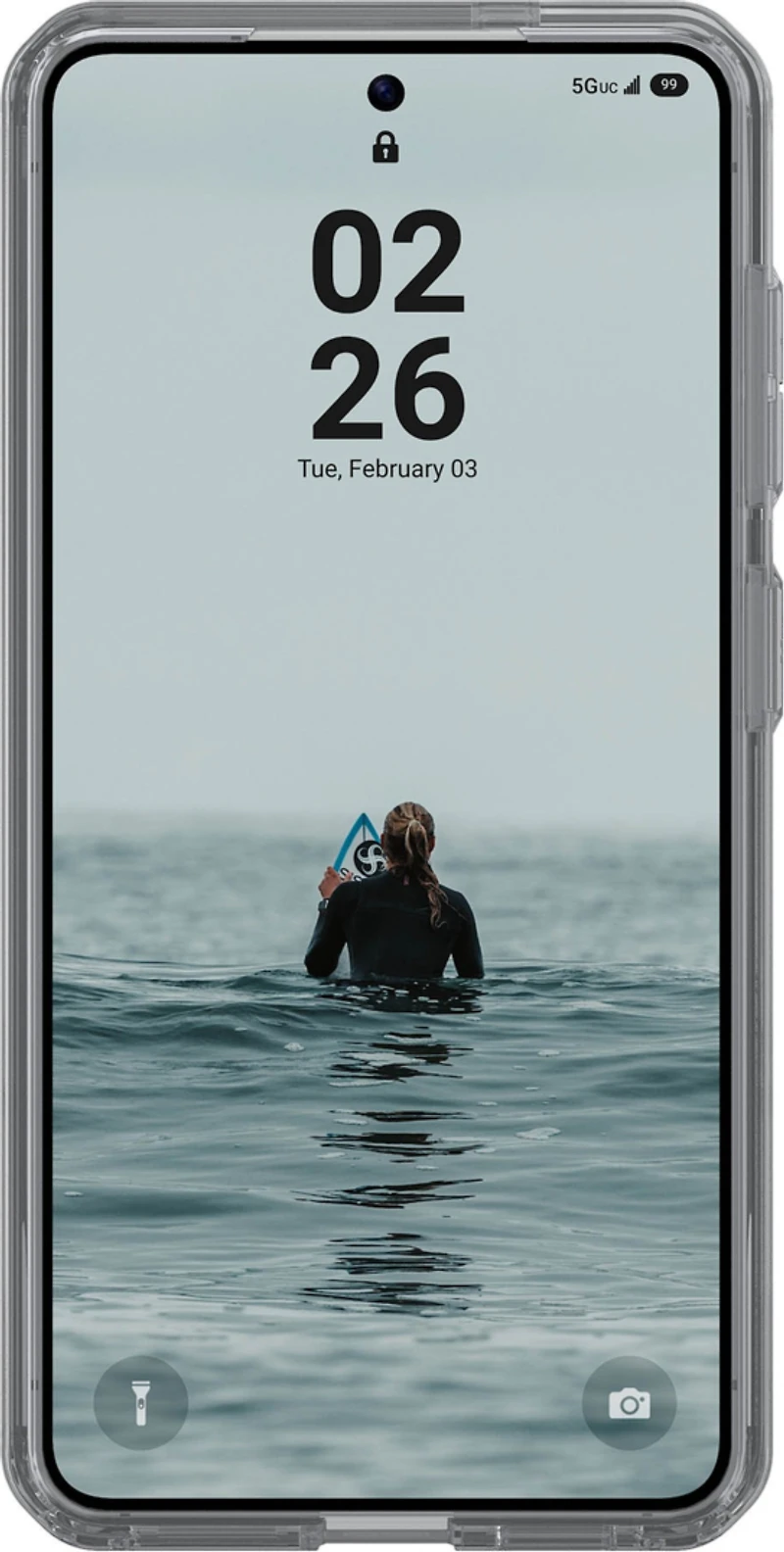 Samsung Galaxy S26 UAG Dot w/Magnet Case - True Clear Ice/Ash