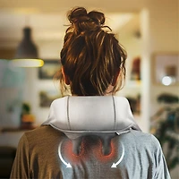 Homedics Deep Kneading Rechargeable Neck and Shoulder Massager clear