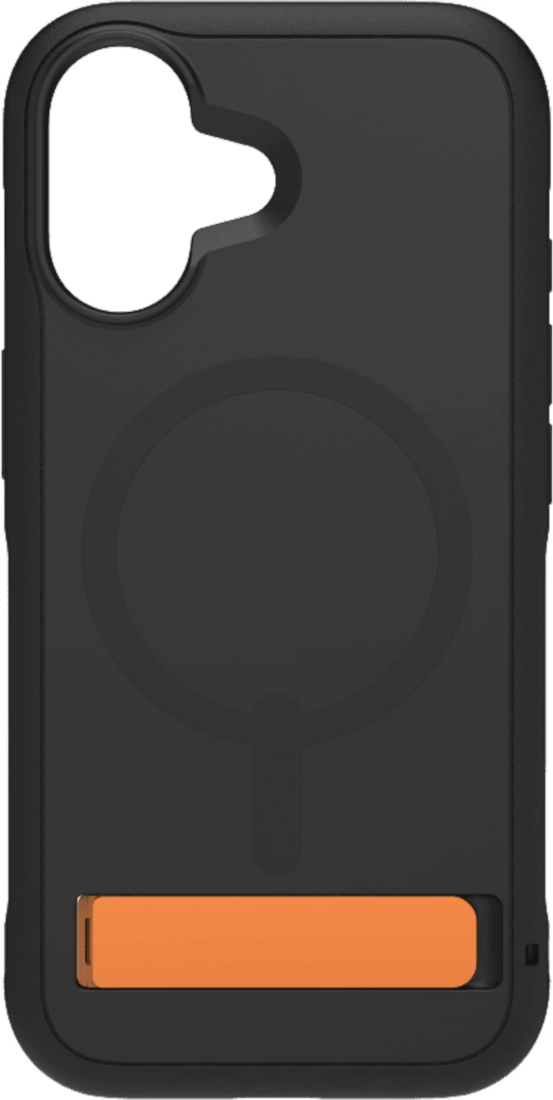 iPhone 17 ZAGG Graphene Sedona Snap Kickstand Case - Flood Black/Orange