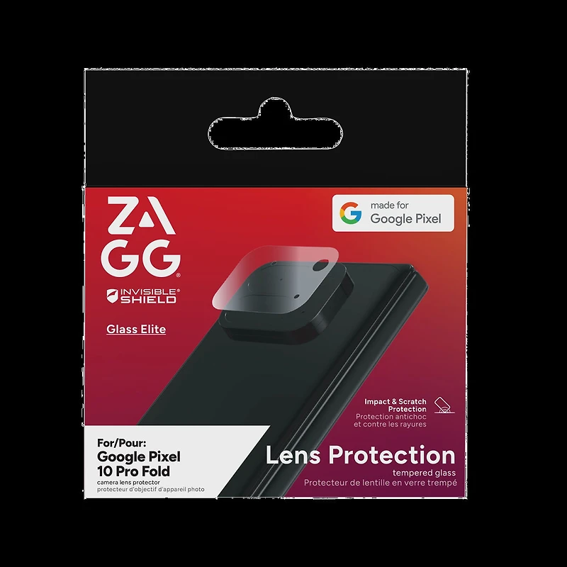 Google Pixel 10 Pro FOLD ZAGG InvisibleShield Glass Elite AR Camera Lens Protector