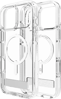 ZAGG - Santa Cruz Snap MagSafe Case with Kickstand for Apple iPhone 17 Pro Max - White