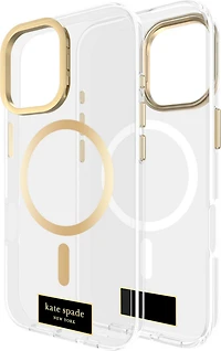 Kate Spade - Protective MagSafe Case with Stand for Apple iPhone 17 - Icon Clear