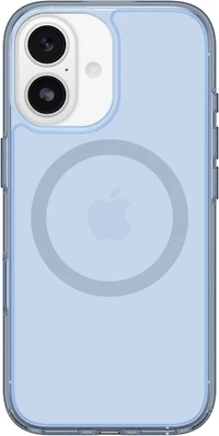 OtterBox - Symmetry Clear MagSafe Case w/Camera Control Silver Glade (Blue) for iPhone 17
