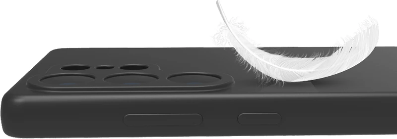 Avana SGZUAVSIKBLCK Étui Velvet Compatible avec MagSafe Ash pour Samsung Galaxy S25 Ultra