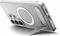 Spigen - Étui Slim Armor Essential S avec aimants, blanc transparent, pour Samsung Galaxy S26 Ultra