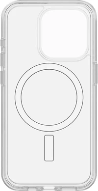 OtterBox 7881239 Protection+Power Kit (Symmetry Clear MagSafe a/Glass + Chargeur Mural 30W Blanc) pour iPhone 15 Pro
