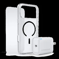 iPhone 17 Pro Max HyperGear Bundle - 30W Hub, Glass, Case w/ Magsafe