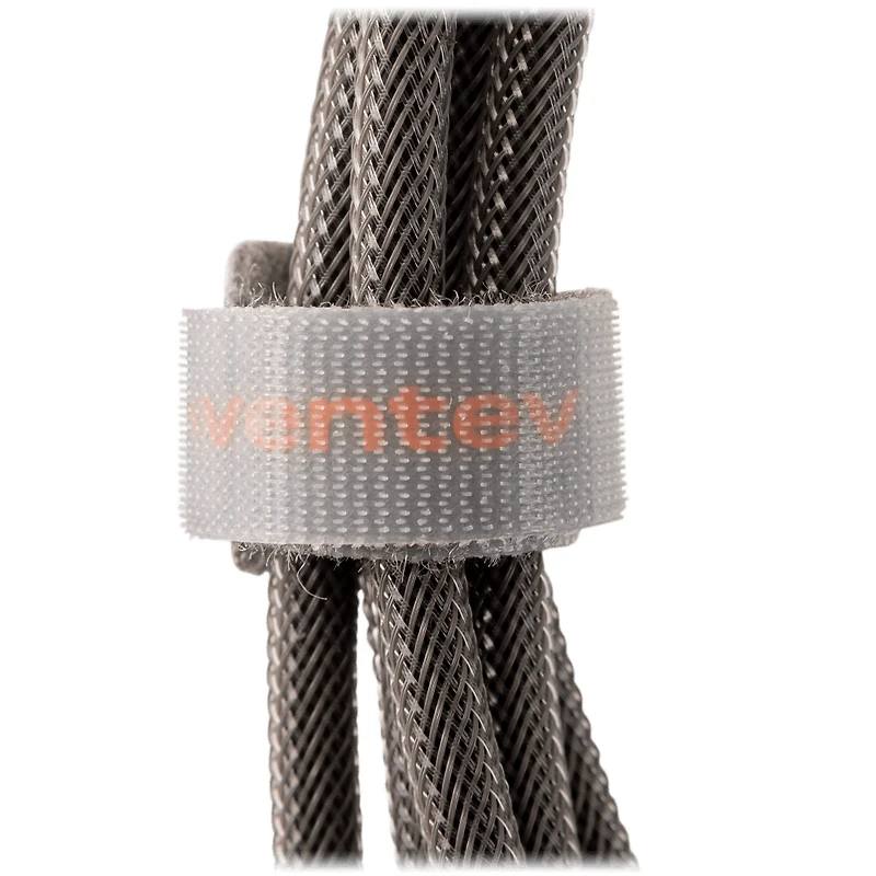 Ventev - Chargesync Alloy USB-C to USB-C 10ft - Steel